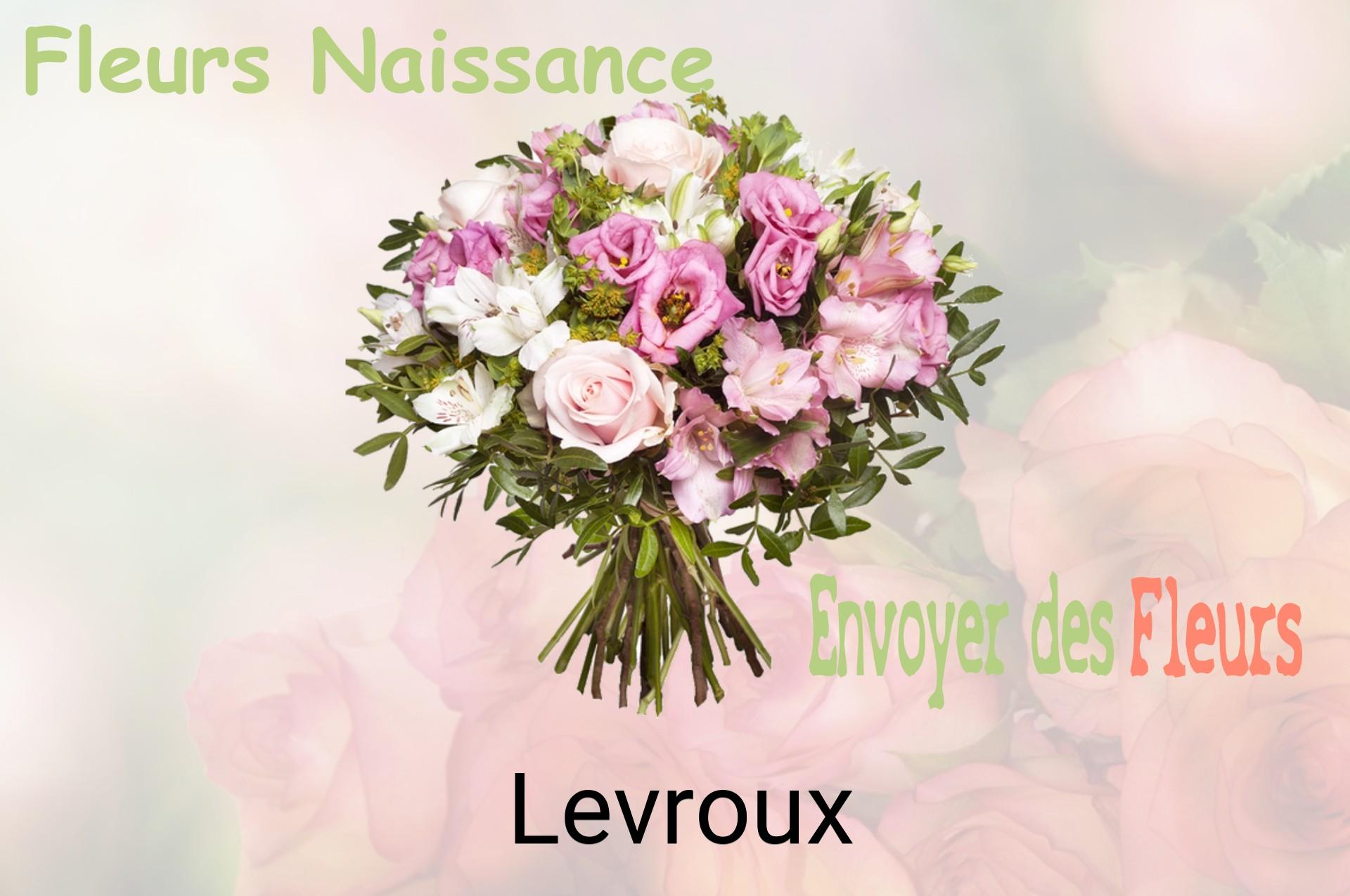 Bouquet de fleurs de naissance livré à Levroux